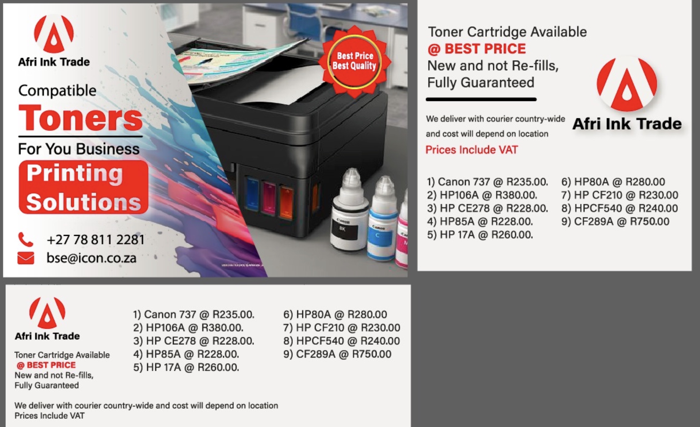 Printer Toners and Cartridges Lusaka Zambia