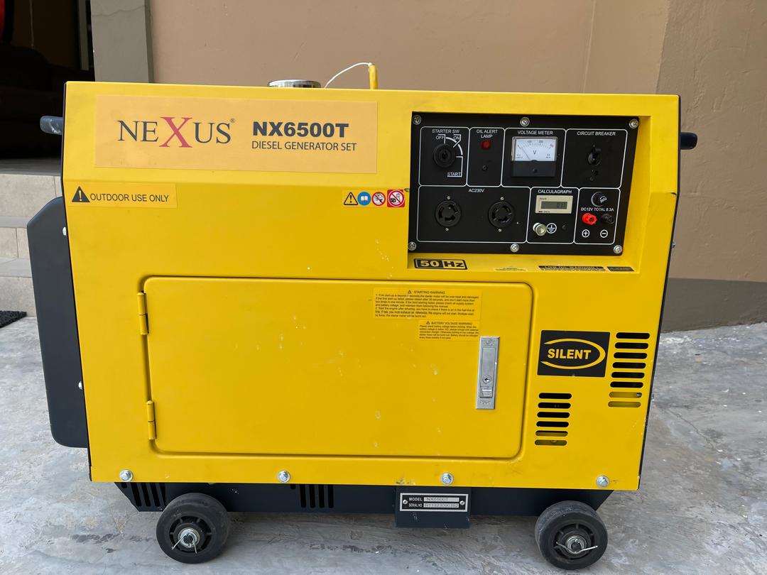 Nexus Genset NX6500T – Silent Diesel Generate Set
